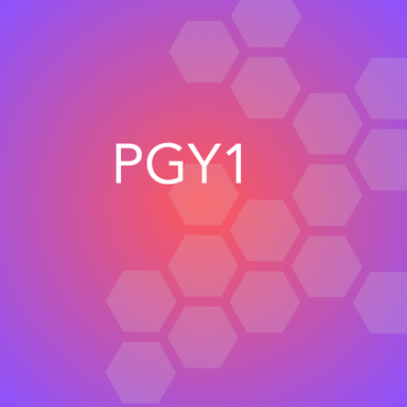 Clickable graphic for PGY1 section